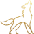 Wölfin_gold